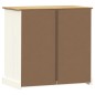 vidaXL Cómoda VIGO madera maciza pino blanco 80x40x76 cm vidaXL Cómoda VIGO madera maciza pino blanco 80x40x76 cm