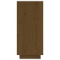 vidaXL Aparador de madera maciza de pino marrón miel 60x34x75 cm