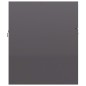 vidaXL Armario para lavabo contrachapada gris brillo 80x38,5x46 cm vidaXL Armario para lavabo contrachapada gris brillo 80x38,5x46 cm