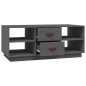 vidaXL Mesa de centro de madera maciza de pino gris 100x50x41 cm vidaXL Mesa de centro de madera maciza de pino gris 100x50x41 cm