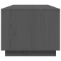 vidaXL Mesa de centro de madera maciza de pino gris 100x50x41 cm vidaXL Mesa de centro de madera maciza de pino gris 100x50x41 cm