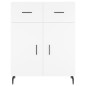 vidaXL Aparador de madera de ingeniería blanco 69,5x34x90 cm vidaXL Aparador de madera de ingeniería blanco 69,5x34x90 cm