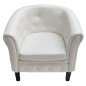 vidaXL Sillón con diseño de cubo cuero sintético blanco vidaXL Sillón con diseño de cubo cuero sintético blanco
