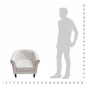 vidaXL Sillón con diseño de cubo cuero sintético blanco vidaXL Sillón con diseño de cubo cuero sintético blanco