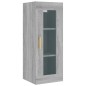 vidaXL Armario de pared colgante gris Sonoma 34,5x34x90 cm vidaXL Armario de pared colgante gris Sonoma 34,5x34x90 cm
