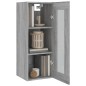 vidaXL Armario de pared colgante gris Sonoma 34,5x34x90 cm vidaXL Armario de pared colgante gris Sonoma 34,5x34x90 cm