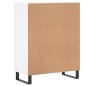 vidaXL Aparador de madera de ingeniería blanco 69,5x34x90 cm vidaXL Aparador de madera de ingeniería blanco 69,5x34x90 cm