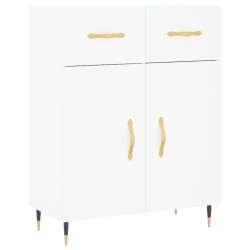 vidaXL Aparador de madera de ingeniería blanco 69,5x34x90 cm