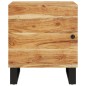 vidaXL Mesita de noche de madera maciza de acacia 40x33x46 cm vidaXL Mesita de noche de madera maciza de acacia 40x33x46 cm