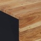 vidaXL Mesita de noche de madera maciza de acacia 40x33x46 cm vidaXL Mesita de noche de madera maciza de acacia 40x33x46 cm