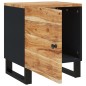 vidaXL Mesita de noche de madera maciza de acacia 40x33x46 cm vidaXL Mesita de noche de madera maciza de acacia 40x33x46 cm