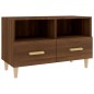 vidaXL Mueble para TV madera contrachapada roble marrón 80x36x50 cm