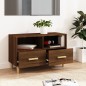 vidaXL Mueble para TV madera contrachapada roble marrón 80x36x50 cm