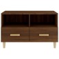 vidaXL Mueble para TV madera contrachapada roble marrón 80x36x50 cm