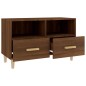 vidaXL Mueble para TV madera contrachapada roble marrón 80x36x50 cm