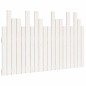 vidaXL Cabecero de cama pared madera maciza pino blanco 127,5x3x80 cm vidaXL Cabecero de cama pared madera maciza pino blanco 127,5x3x80 cm