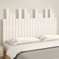 vidaXL Cabecero de cama pared madera maciza pino blanco 127,5x3x80 cm vidaXL Cabecero de cama pared madera maciza pino blanco 127,5x3x80 cm