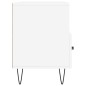 vidaXL Mueble de TV madera de ingeniería blanco 102x36x50 cm vidaXL Mueble de TV madera de ingeniería blanco 102x36x50 cm