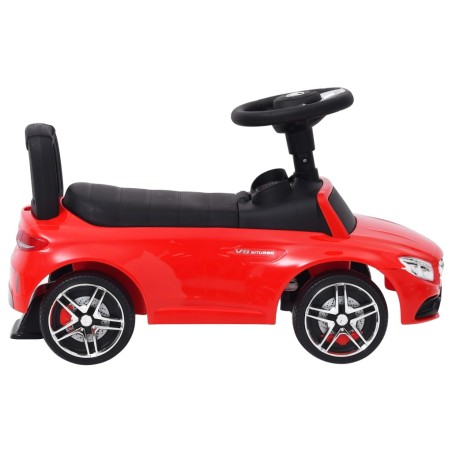 vidaXL Coche para niños Mercedes Benz C63 rojo