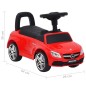 vidaXL Coche para niños Mercedes Benz C63 rojo vidaXL Coche para niños Mercedes Benz C63 rojo