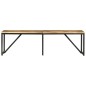vidaXL Banco de madera maciza de mango 160x35x46 cm vidaXL Banco de madera maciza de mango 160x35x46 cm