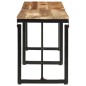vidaXL Banco de madera maciza de mango 160x35x46 cm vidaXL Banco de madera maciza de mango 160x35x46 cm