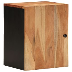 vidaXL Armario de baño de pared madera maciza de acacia 38x33x48 cm
