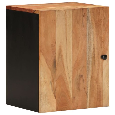 vidaXL Armario de baño de pared madera maciza de acacia 38x33x48 cm