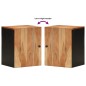 vidaXL Armario de baño de pared madera maciza de acacia 38x33x48 cm vidaXL Armario de baño de pared madera maciza de acacia 38x33x48 cm