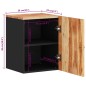 vidaXL Armario de baño de pared madera maciza de acacia 38x33x48 cm vidaXL Armario de baño de pared madera maciza de acacia 38x33x48 cm
