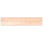 vidaXL Tablero de mesa madera maciza borde natural 200x40x(2-4) cm vidaXL Tablero de mesa madera maciza borde natural 200x40x(2-4) cm