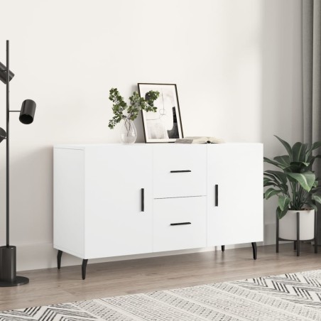 vidaXL Aparador de madera de ingeniería blanco 100x36x60 cm