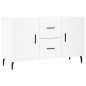 vidaXL Aparador de madera de ingeniería blanco 100x36x60 cm vidaXL Aparador de madera de ingeniería blanco 100x36x60 cm