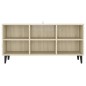 vidaXL Mueble de TV con patas metal color roble Sonoma 103,5x30x50 cm vidaXL Mueble de TV con patas metal color roble Sonoma 103,5x30x50 cm