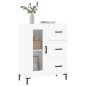 vidaXL Aparador de madera de ingeniería blanco 69,5x34x90 cm