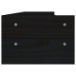vidaXL Soporte para monitor madera maciza de pino negro 100x24x16 cm vidaXL Soporte para monitor madera maciza de pino negro 100x24x16 cm