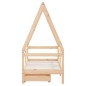 vidaXL Estructura de cama para niños con cajones madera pino 70x140 cm vidaXL Estructura de cama para niños con cajones madera pino 70x140 cm