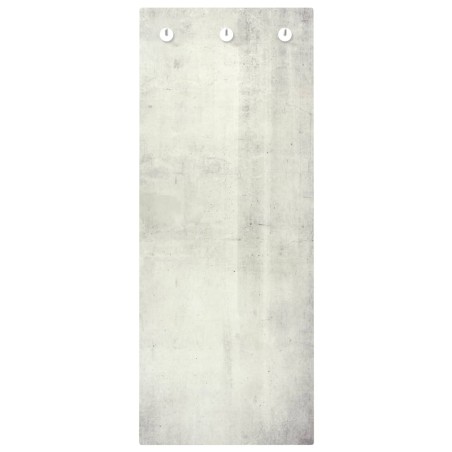 vidaXL Perchero de pared vidrio templado muro de piedra 125x50 cm