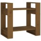 vidaXL Estantería/divisor de espacios pino marrón miel 60x35x57 cm vidaXL Estantería/divisor de espacios pino marrón miel 60x35x57 cm