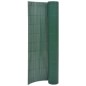 vidaXL Valla de jardín de doble cara verde 90x400 cm vidaXL Valla de jardín de doble cara verde 90x400 cm