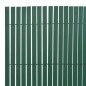 vidaXL Valla de jardín de doble cara verde 90x400 cm vidaXL Valla de jardín de doble cara verde 90x400 cm