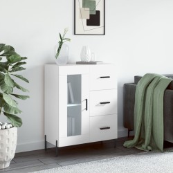 vidaXL Aparador de madera de ingeniería blanco 69,5x34x90 cm