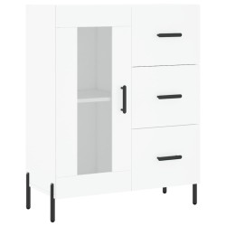vidaXL Aparador de madera de ingeniería blanco 69,5x34x90 cm