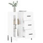 vidaXL Aparador de madera de ingeniería blanco 69,5x34x90 cm vidaXL Aparador de madera de ingeniería blanco 69,5x34x90 cm