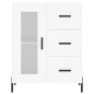 vidaXL Aparador de madera de ingeniería blanco 69,5x34x90 cm vidaXL Aparador de madera de ingeniería blanco 69,5x34x90 cm
