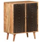 vidaXL Aparador de madera maciza de acacia 60x35x75 cm