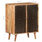 vidaXL Aparador de madera maciza de acacia 60x35x75 cm
