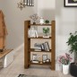vidaXL Estantería/divisor espacios madera pino marrón miel 80x35x125cm vidaXL Estantería/divisor espacios madera pino marrón miel 80x35x125cm