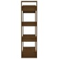 vidaXL Estantería/divisor espacios madera pino marrón miel 80x35x125cm vidaXL Estantería/divisor espacios madera pino marrón miel 80x35x125cm