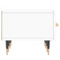 vidaXL Mueble de TV madera de ingeniería blanco 150x36x30 cm